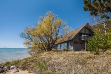 midcentury house for sale - Crystal Lake Michigan - Exterior