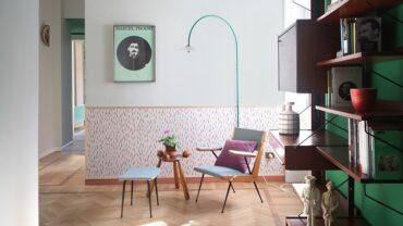 Interior design - midcentury apartment - living rome