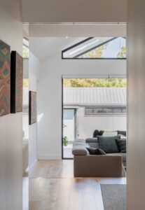 Contemporary and midcentury Home - living room