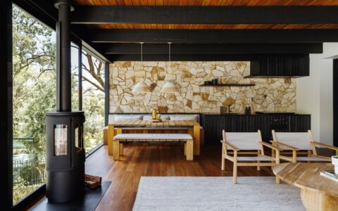 Tree House pavilion renovation - living room