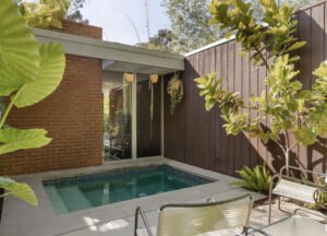 Midcentury house for sale - back