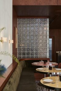 Italian and American midcentury Styles meet in Dowa Restaurant