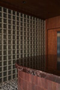 Italian and American midcentury Styles meet in Dowa Restaurant
