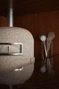 Italian and American midcentury Styles meet in Dowa Restaurant
