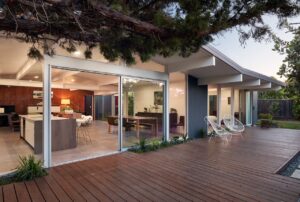 Eichler home renovation - terrace