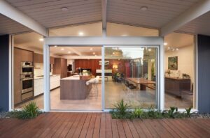 Eichler home renovation - terrace