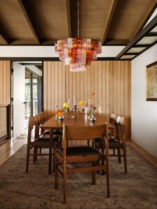 Buff, Straub, and Hensman midcentury house removation- dining area