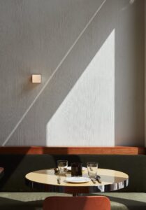 Italian and American midcentury Styles meet in Dowa Restaurant