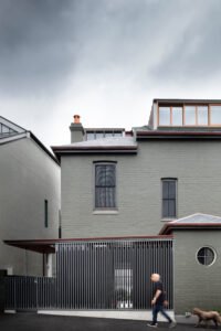 Home renovation Sydney contrasting materials - exterior front