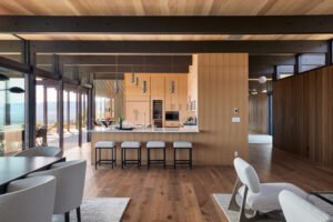 Modernist-Inspired Flat Roof Home in Sonoma Valley - living room