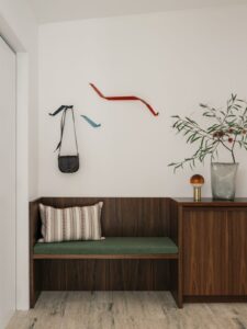 midcentury inspired house in Australia - corridor