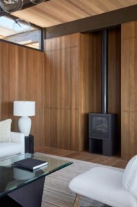 Modernist-Inspired Flat Roof Home in Sonoma Valley - living room