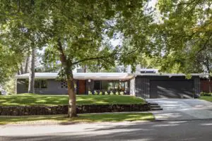 1948 midcentury house remodel - exterior