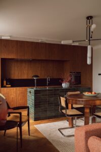 Interior decoration Historic Apartment Warsaw - dining area