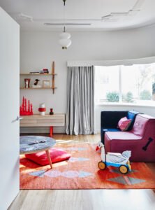 A thoughtful interior renovation blending art deco and modern - children room