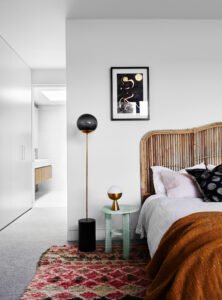 A thoughtful interior renovation blending art deco and modern - bedroom