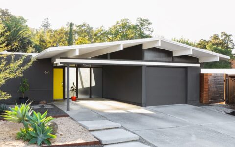 eichler home interior renovation - exterior