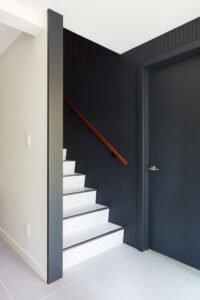 Berkeley Home's Mid-Century Evolution - staircase ground floor