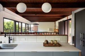 Berkeley Home's Mid-Century Evolution - kitchen upper floor