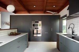 Berkeley Home's Mid-Century Evolution - kitchen upper floor