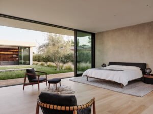 Contemporary modernist home in california - bedroom