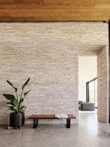 Contemporary modernist home in california - living room