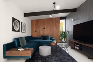 Eichler home renovation - living room