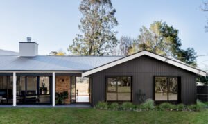 midcentury inspired home - exterior