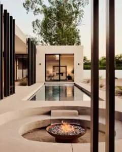 Modernist desert house - exterior