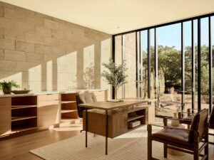 Modernist desert house - study