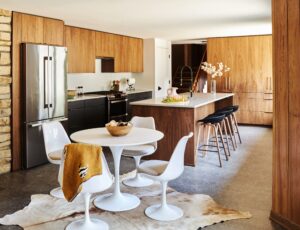 1960s midcentury home renovation in Wisconsin - kitchen