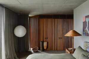 Mid-Century Inspired Home on a Sloping Site - bedroom