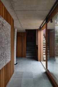 Mid-Century Inspired Home on a Sloping Site - corridor