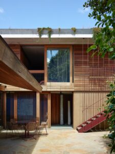 Mid-Century Inspired Home on a Sloping Site - exterior