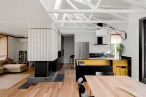 midcentury inspired home - kitchen