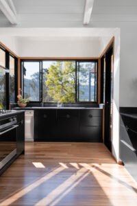 midcentury inspired home - kitchen