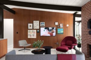 Eichler home renovation - living room