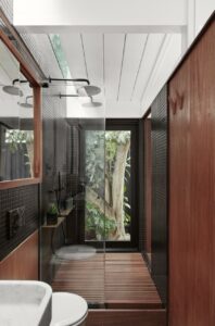 san jose eichler home transformation - bathroom