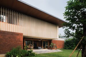 modern house in jakarta with midcentury charm - outside
