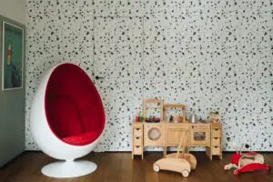 midcentury apartment in Warsaw - children's room