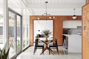 san jose eichler home transformation - dining area
