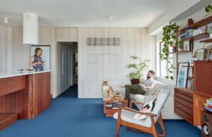 mid-century apartment in Brisbane - living