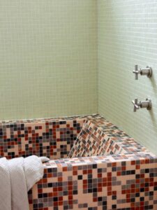 midcentury in Perth meets modern flair - bathroom