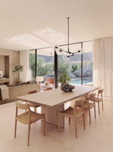 house in palm springs reinvents modernism - living room