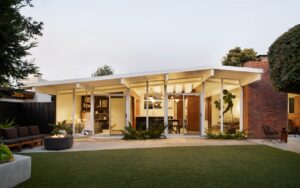 san jose eichler home transformation - backyard