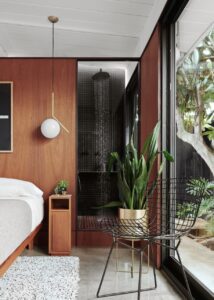 san jose eichler home transformation - bedroom