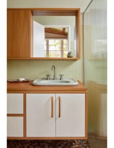 midcentury in Perth meets modern flair - bathroom