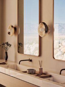 house in palm springs reinvents modernism - bathroom
