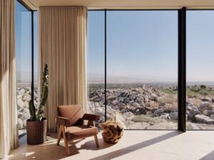 house in palm springs reinvents modernism - interior