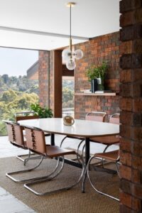 Revisiting Midcentury Through Modern Design - dining area